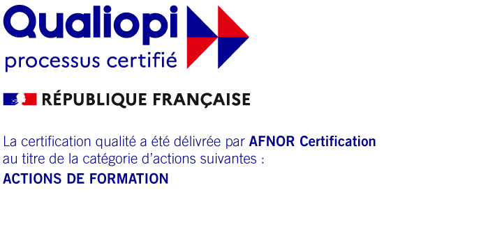 Logo Qualiopi - certification qualité
